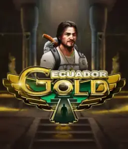 ELK Studios' Ecuador Gold slot displayed with its lush jungle backdrop and symbols of South American culture. The visual emphasizes the slot's expansive 6-reel layout, enhanced by its innovative game mechanics, attractive for those fascinated by adventurous slots.